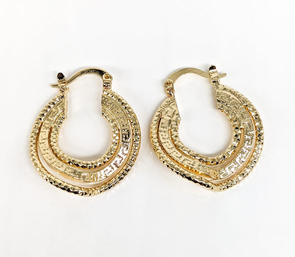 Plated Hoop Earring