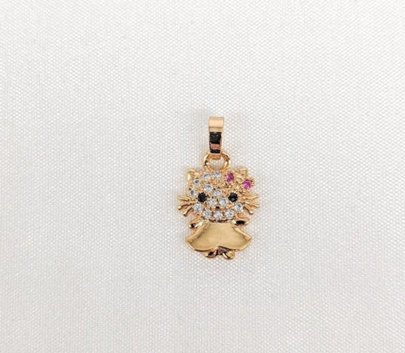 Plated Hello Kitty Pendant