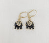 Plated Elephant Earring