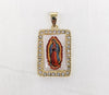 Plated Virgin Mary Pendant