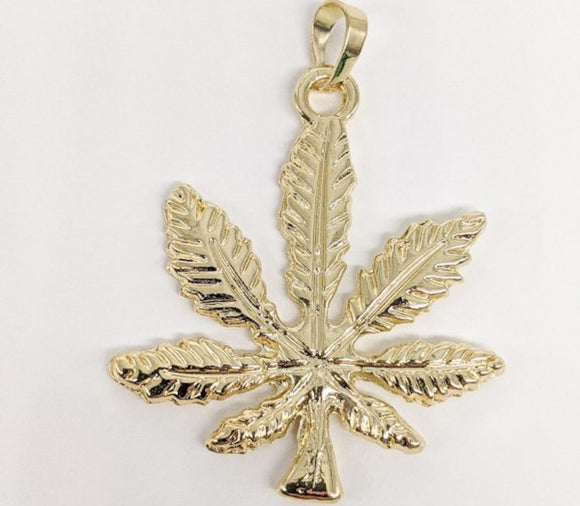 Plated Leaf Pendant*