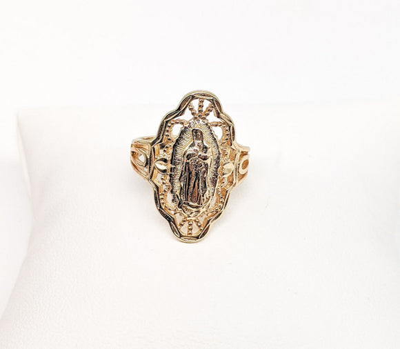 Plated Virgin Mary Ring