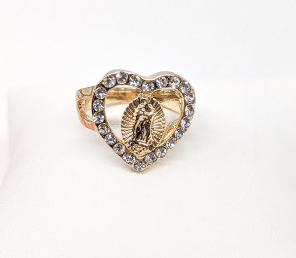 Plated Virgin Mary Ring