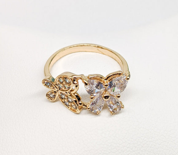 Plated Butterfly Ring