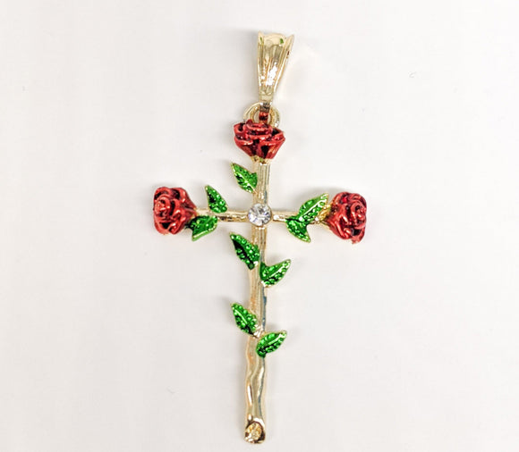 Plated Cross Pendant*