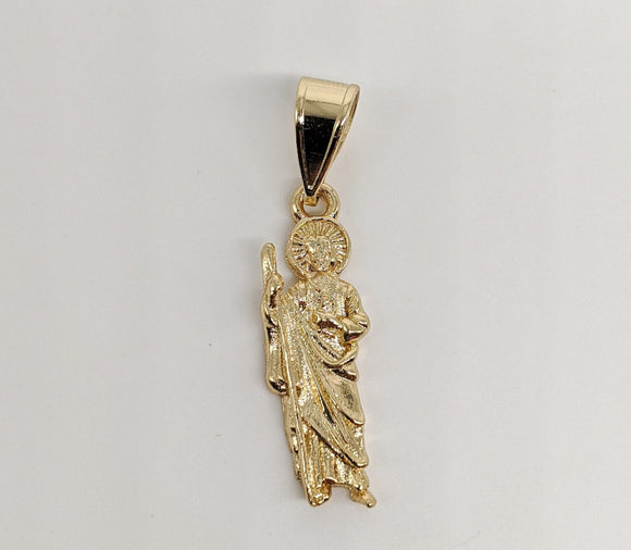 Plated Saint Jude Pendant