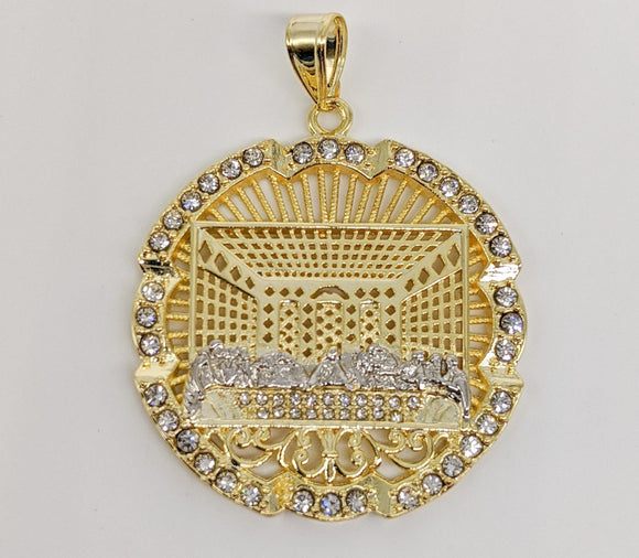 Plated Last Supper Pendant