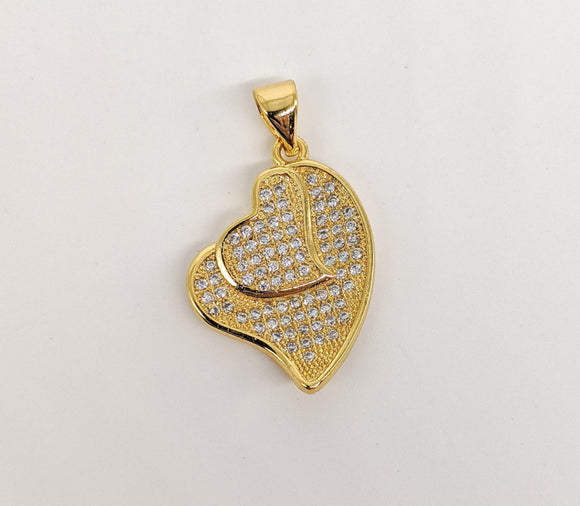 Plated Heart Pendant