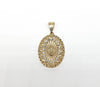 Plated Cross Pendant