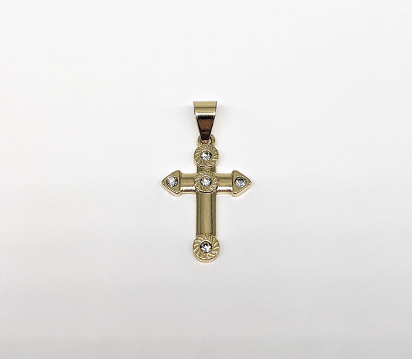 Plated Cross Pendant