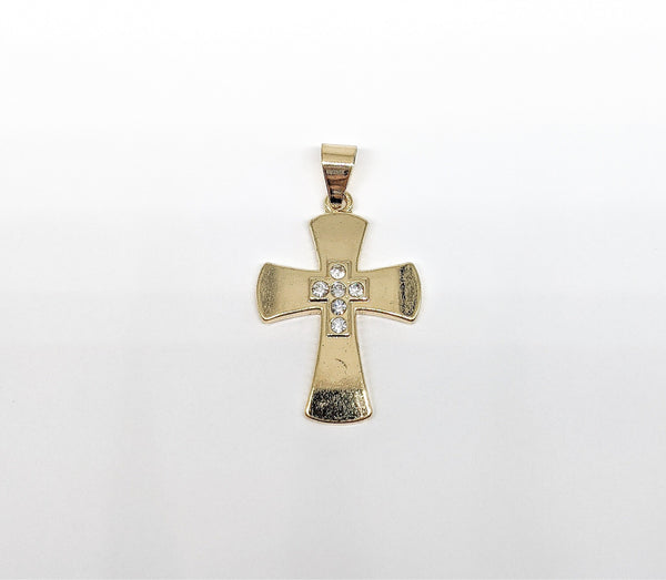 Plated Cross Pendant