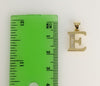 Plated Letter Initial "E" Pendant