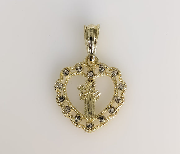 Plated Saint Benedict Pendant