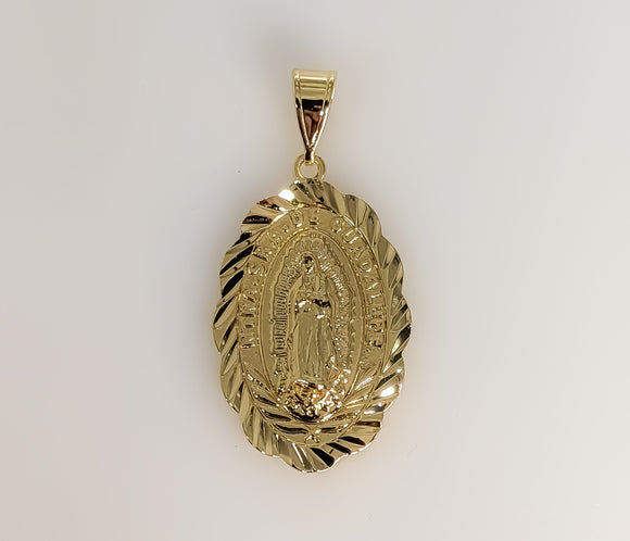 Plated Virgin Mary Pendant