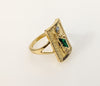 Plated Multicolor Saint Jude Ring