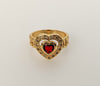 Plated Heart Ring