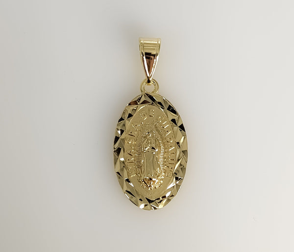 Plated Virgin Mary Pendant