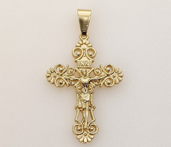 Plated Cross Pendant