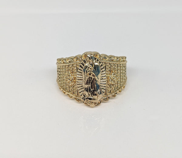 Plated Virgin of Guadalupe Ring