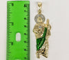 Plated Multicolor Saint Jude Thaddaeus Pendant