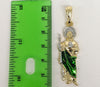 Plated Medium Multicolor Saint Jude Thaddaeus Pendant