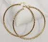 Plated MEDIUM Hoop Earring