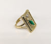 Plated Multicolor Saint Jude Adjustable Ring