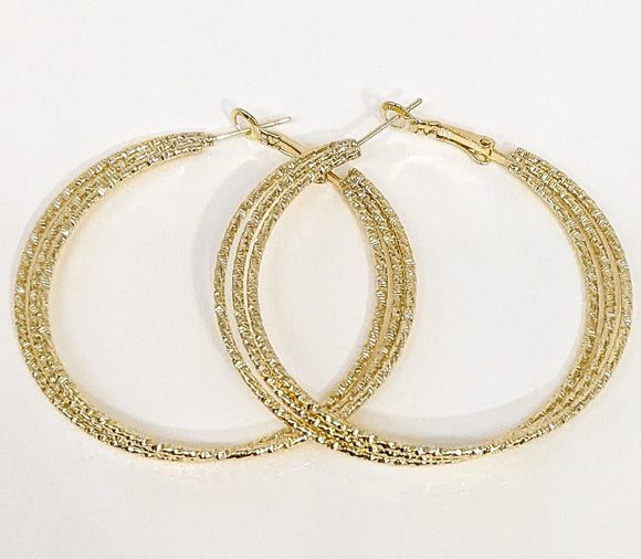 Plated Hoop Earring*