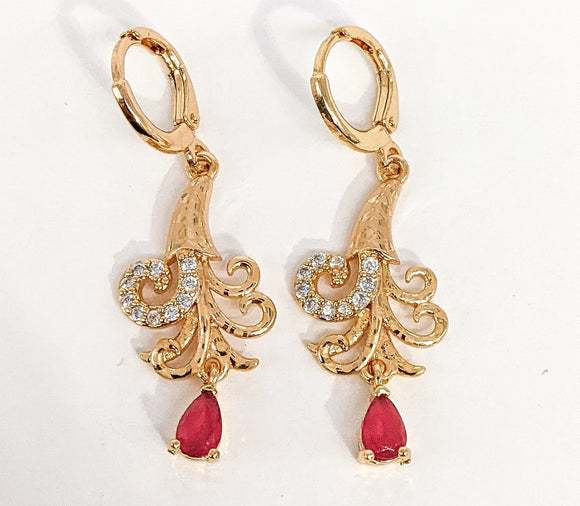 Plated Elegant Dangle/Drop Earring