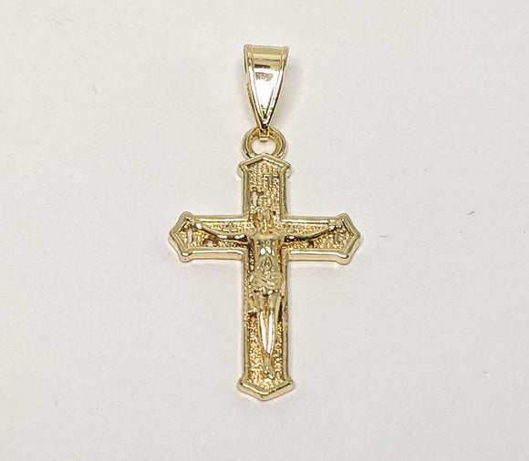 Plated Mini Dainty Cross Pendant