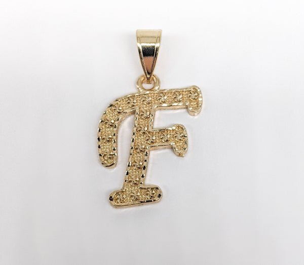 Plated Letter Pendant