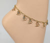 Plated Heart Anklet