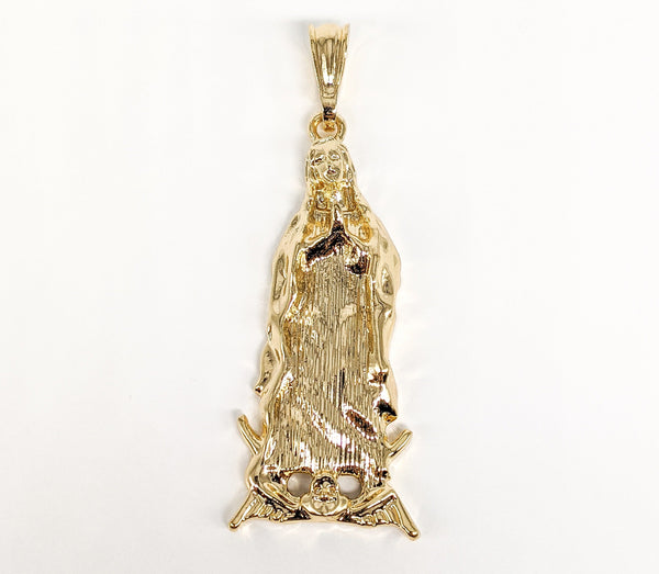 Plated Virgin Mary Pendant