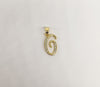 Plated Letter "G" Pendant