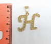 Plated Letter Pendant