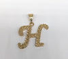 Plated Letter Pendant