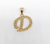 Plated Letter Pendant