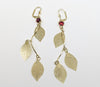 Plated Leaf Earring