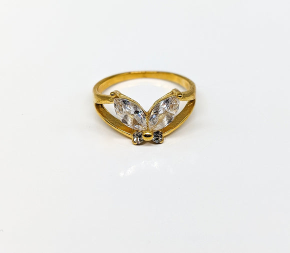 Plated Butterfly Ring