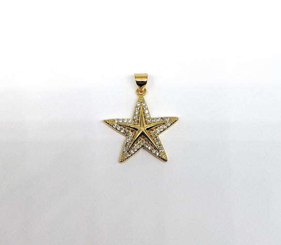 Plated Star Pendant