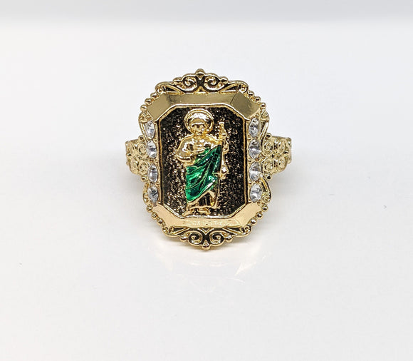 Plated Saint Jude Ring