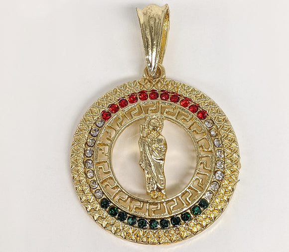 Plated Saint Jude Thaddaeus Pendant