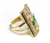 Plated Saint Jude Adjustable Ring