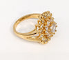 Plated Elegant Stone Ring