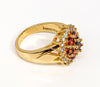 Plated Elegant Stone Ring