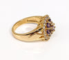 Plated Elegant Stone Ring