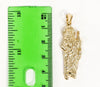 Plated Saint Jude 4mm Figaro Chain Necklace