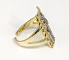 Plated Multicolor Saint Jude Adjustable Ring