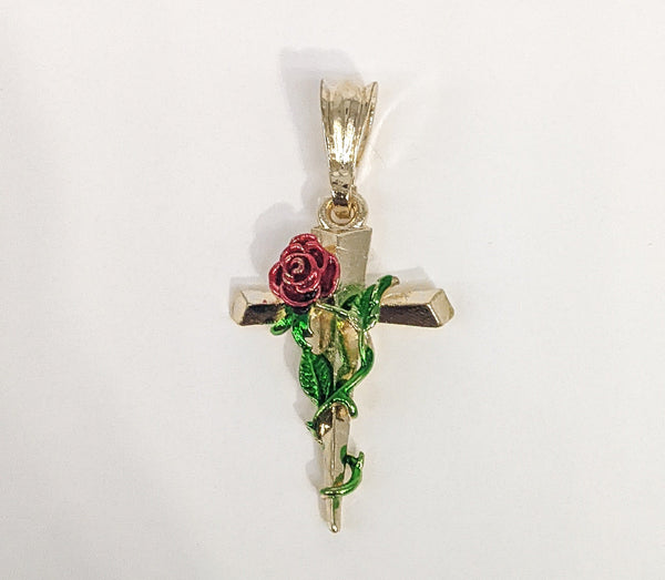 Plated Cross Pendant