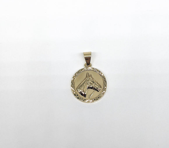 Plated Horse Pendant